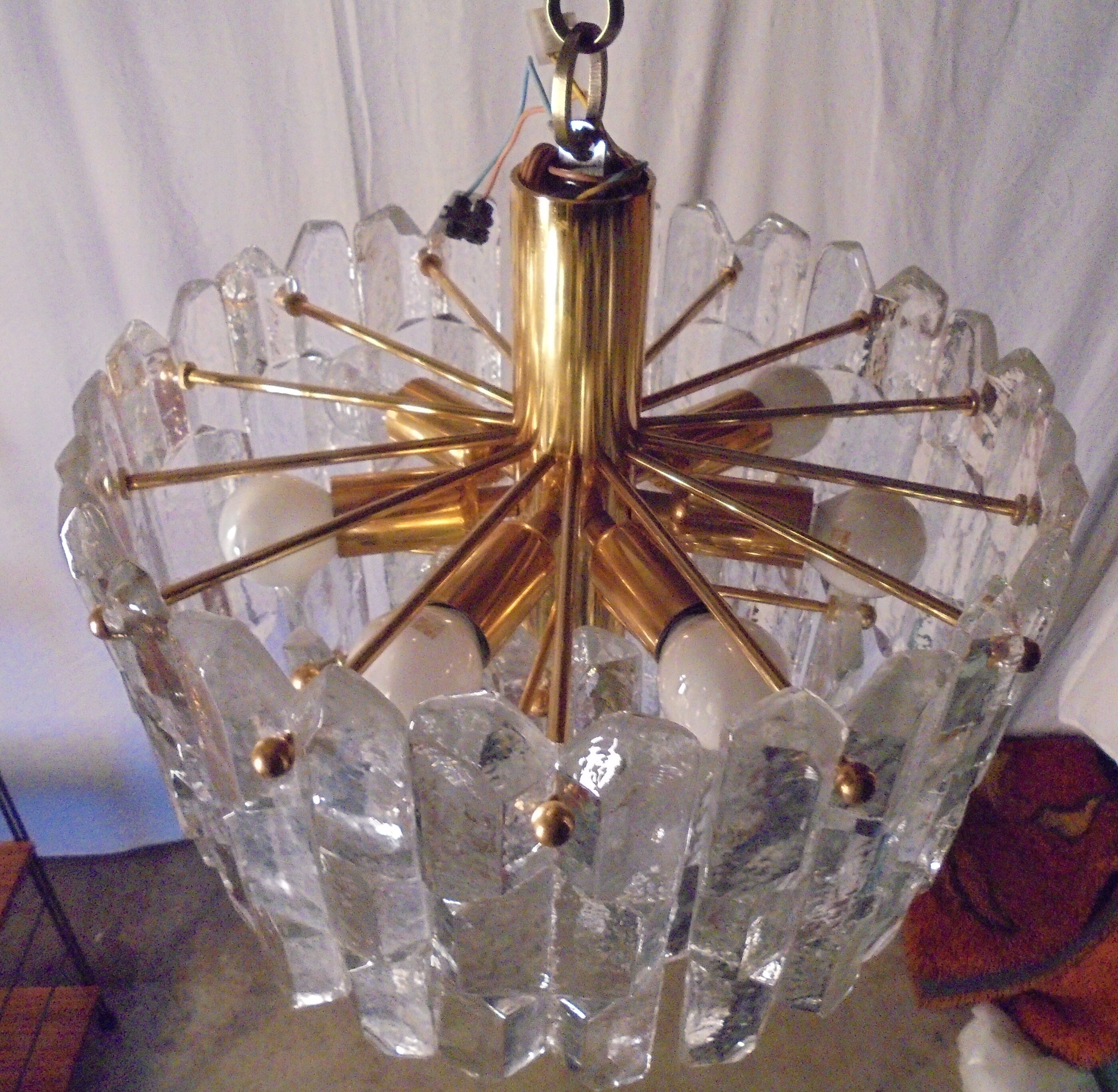 Palazzo chandelier by J.T Kalmar from the 60s