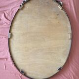 Old bronze frame mirror