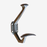 Aluminum peg double hook