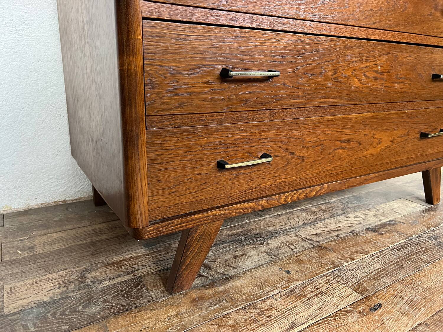 Commode vintage pieds compas 1950