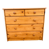 Pine chest of drawers