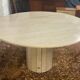 Jean Charles travertine dining table for Roche Bobois 1970s