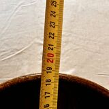 Ceramic frustoconical vase by Jean Varoqueaux for Périgord pottery