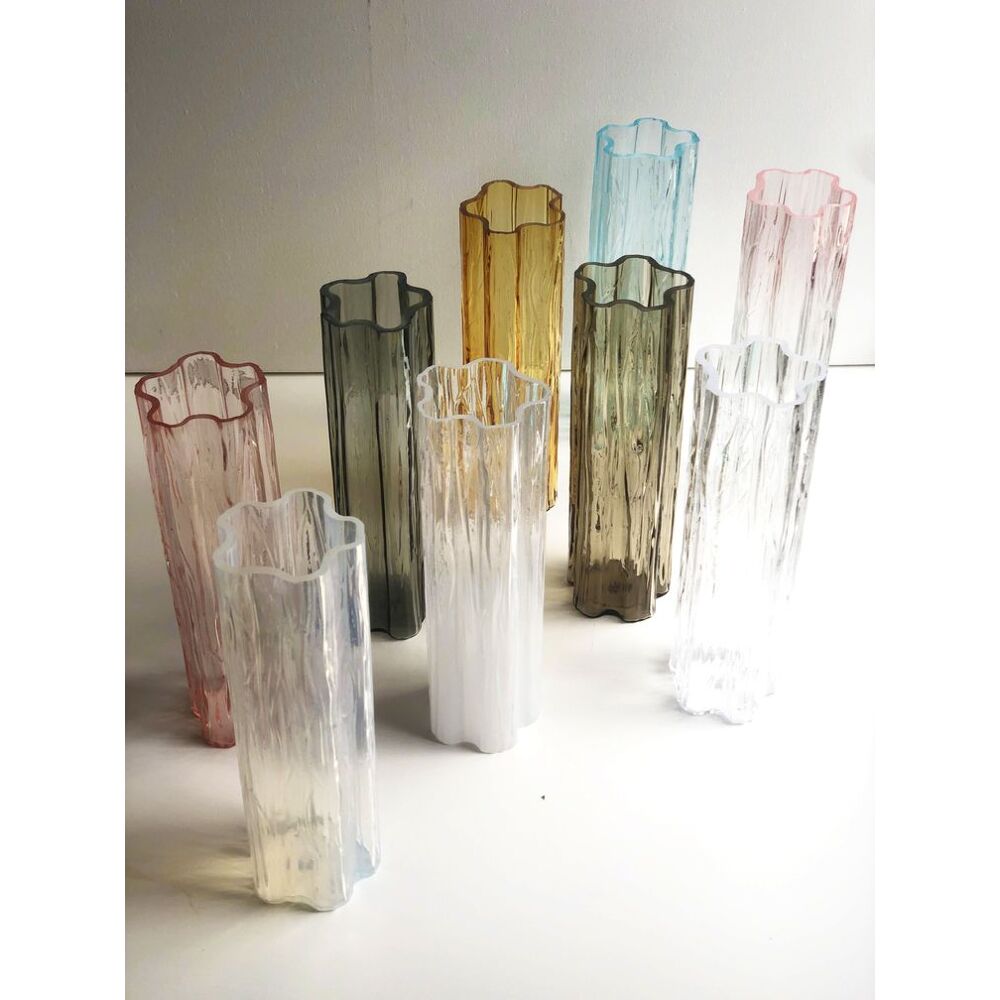 Gray murano glass wall light “tronchi” -1l