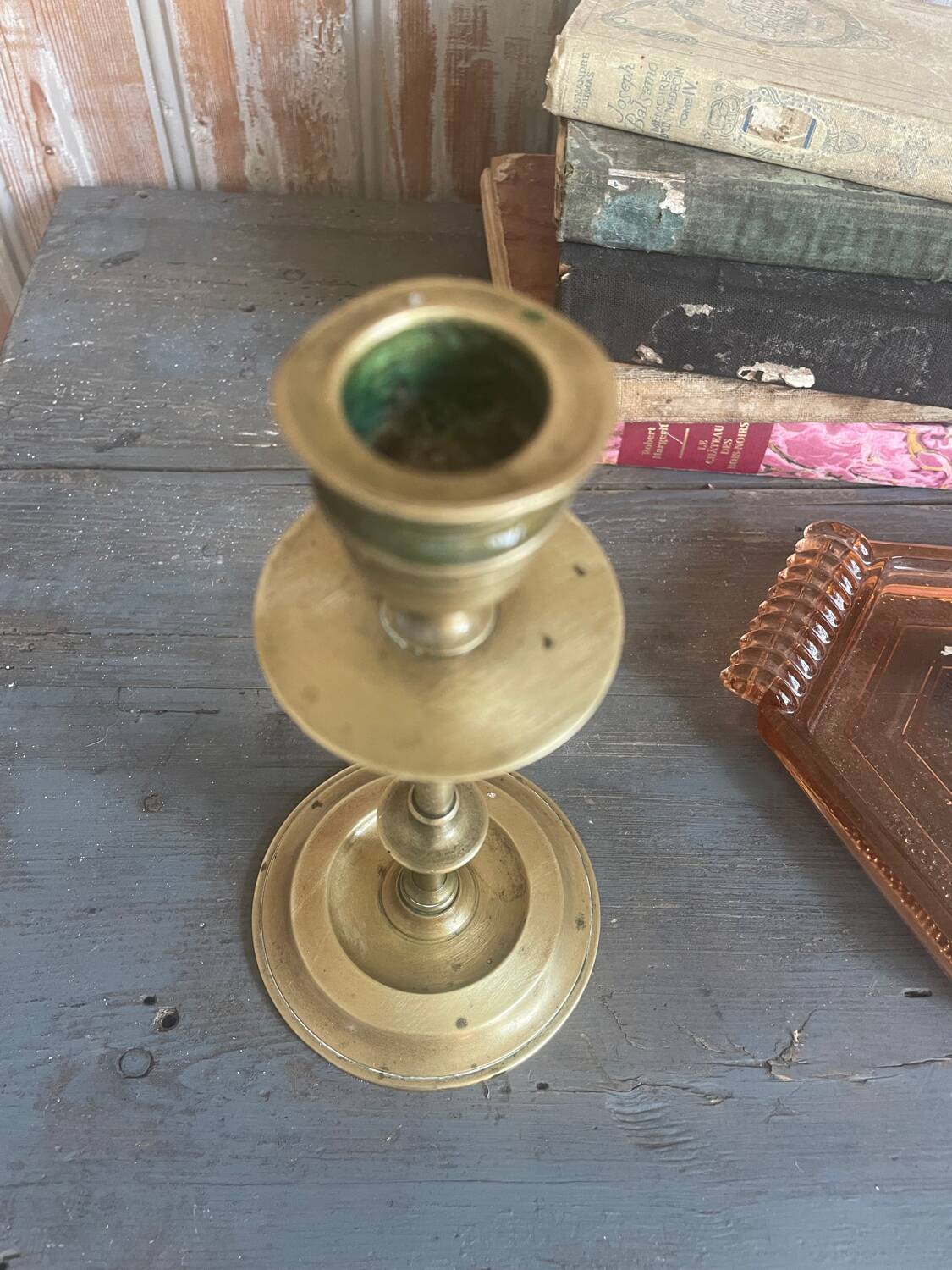 Brass candlestick