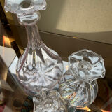 Trio of Art Deco soliflores in blown glass