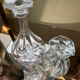 Trio of Art Deco soliflores in blown glass