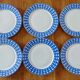 Lot 6 dessert plates Guy Degrennr Paréo collection