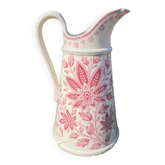 Large Earthenware Pitcher from Sarreguemines