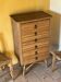 Commode en rotin, années 60