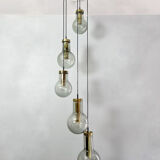 Plafonnier en cascade vintage au design néerlandais 'Maxi Globe'