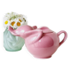 Théière éléphant céramique rose