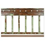 Bench in old patinated teak