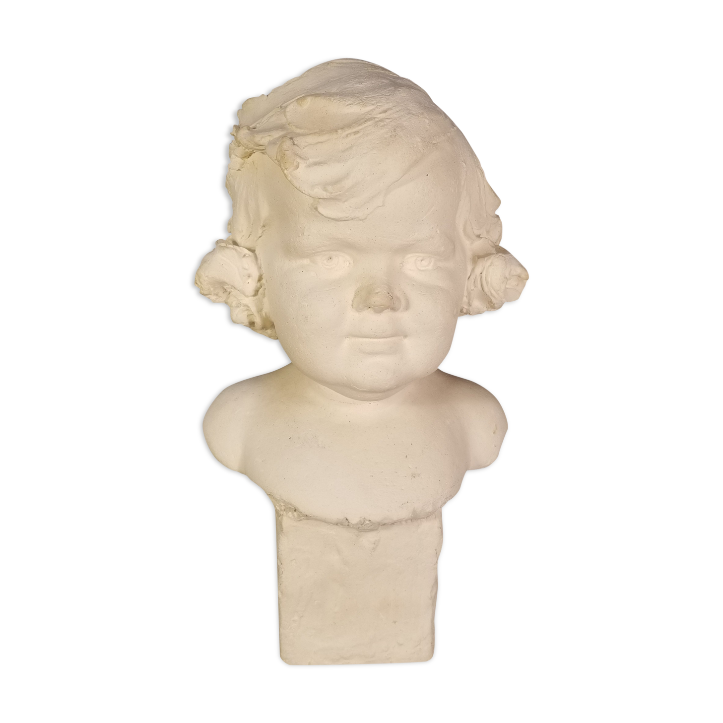 Old plaster bust - The gracious child