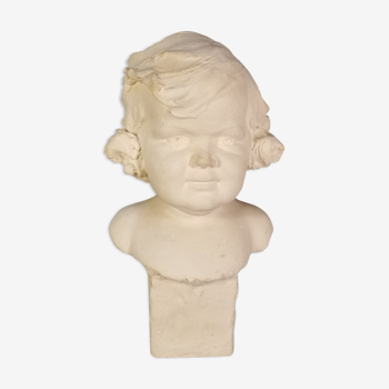 Old plaster bust - The gracious child