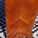 Glass library with rosewood marquetry in the Louis XV style.