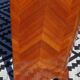 Glass library with rosewood marquetry in the Louis XV style.