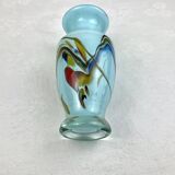 Petit vase en verre coloré
