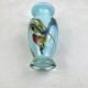 Small colored glass vase