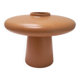 Grand vase en céramique 80s soucoupe ufo