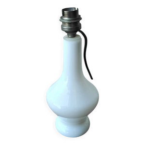 Pied de lampe en opaline