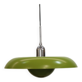 Vintage lime green Piet Hein RA-400 Pendant Lamp: Danish Modern Lighting -