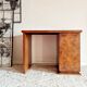 Bureau Art Déco placage acajou blond
