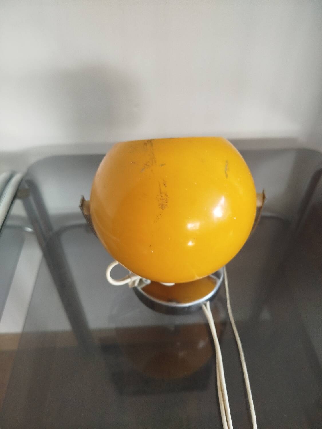 Yellow eyeball lamp, 1979s