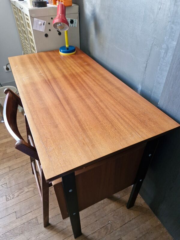 Bureau moderniste teck 1950,60