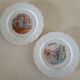 3 assiettes Les mois Janvier Février Saint Amand