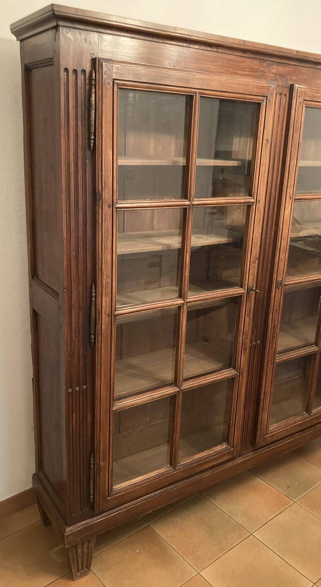 Antique library or large dresser - late 19th century - 167 x 187 x 34