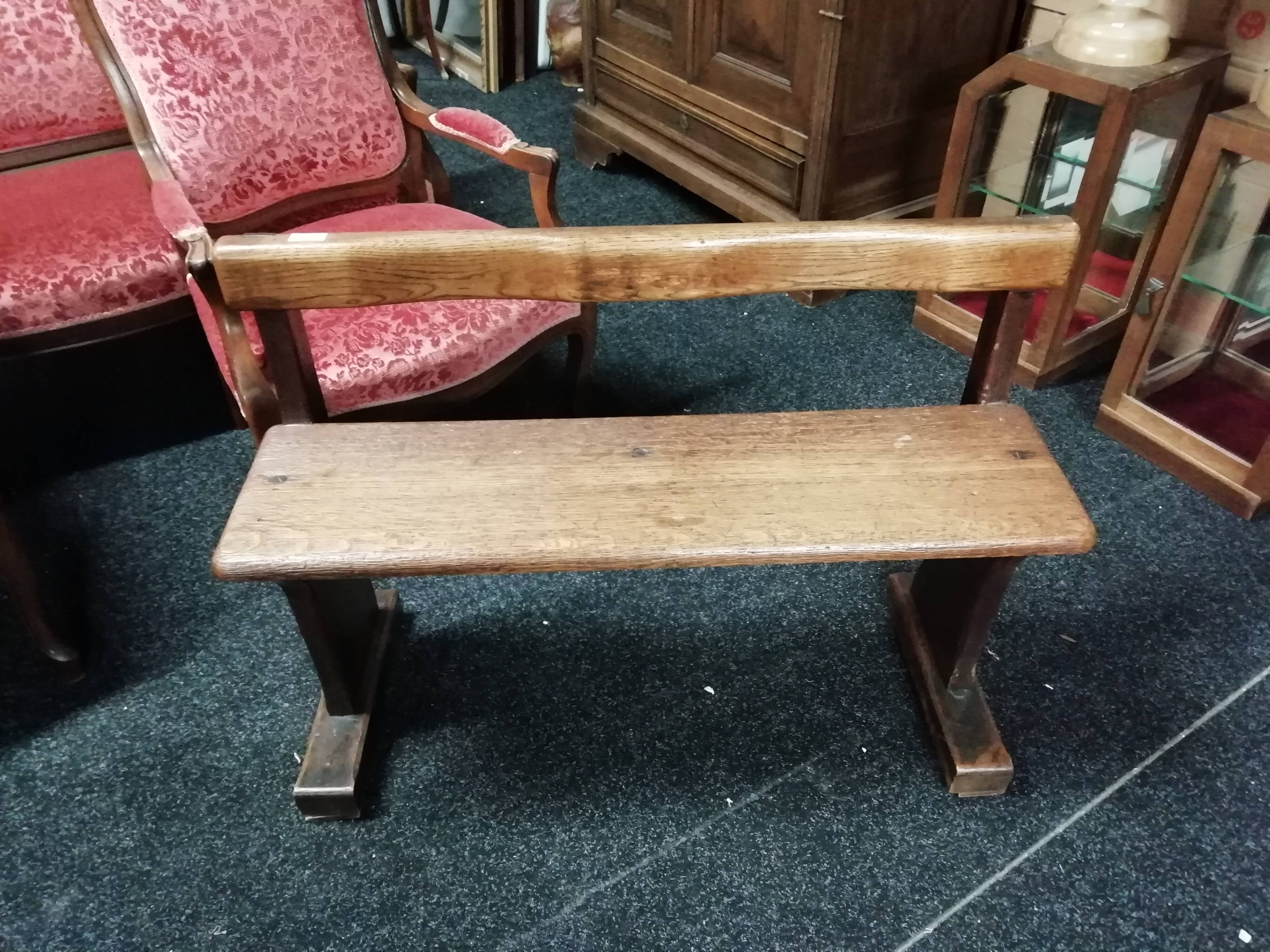 Old oak bench