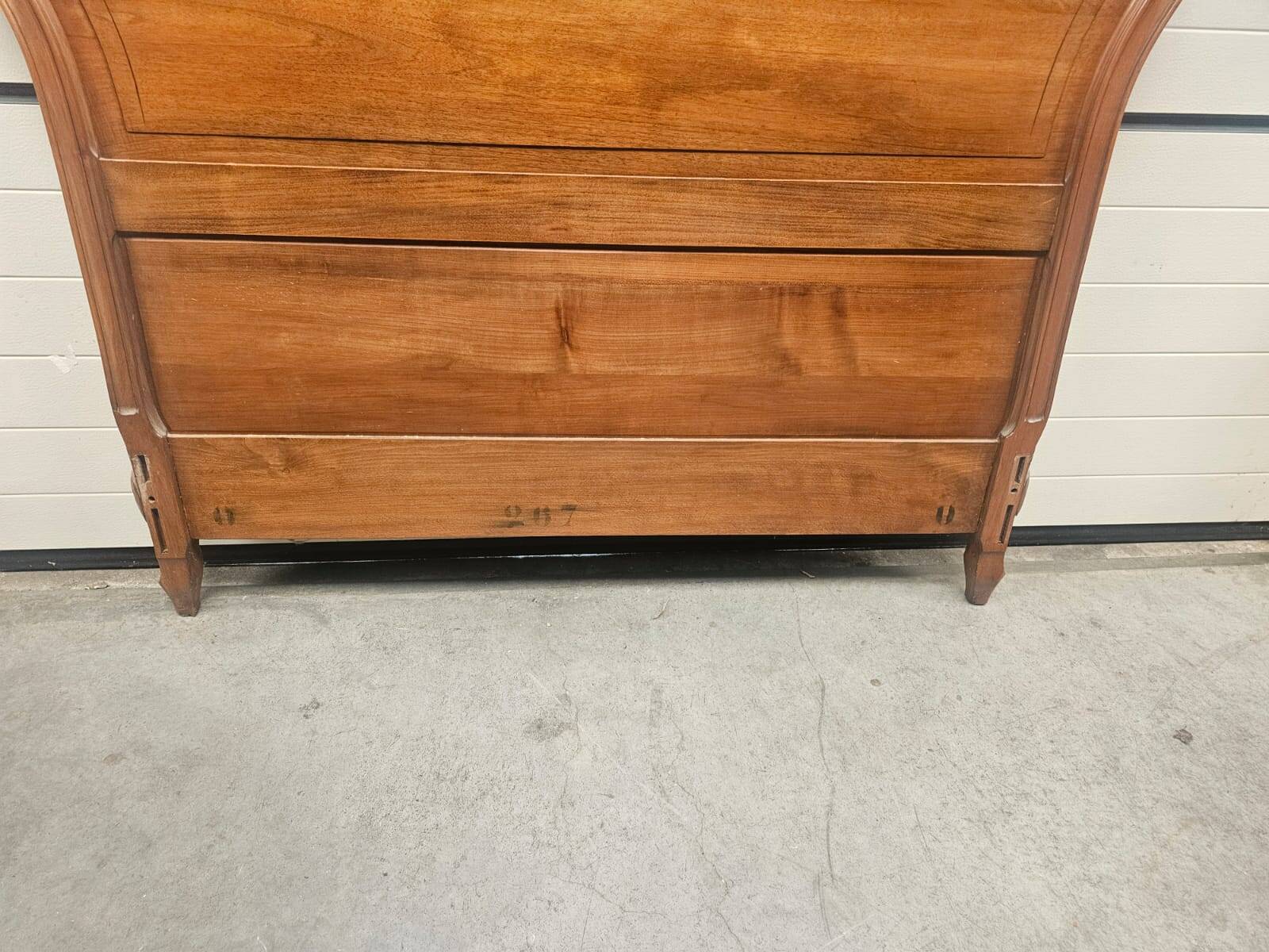 Antique carved wooden headboard – Louis XV style