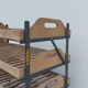 Furniture store shelf rigid shelf 1950