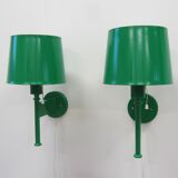Pair of Scandinavian Luxus wall lamps by Uno and Östen Kristiansson