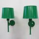 Pair of Scandinavian wall lights Luxus by Uno and Östen Kristiansson