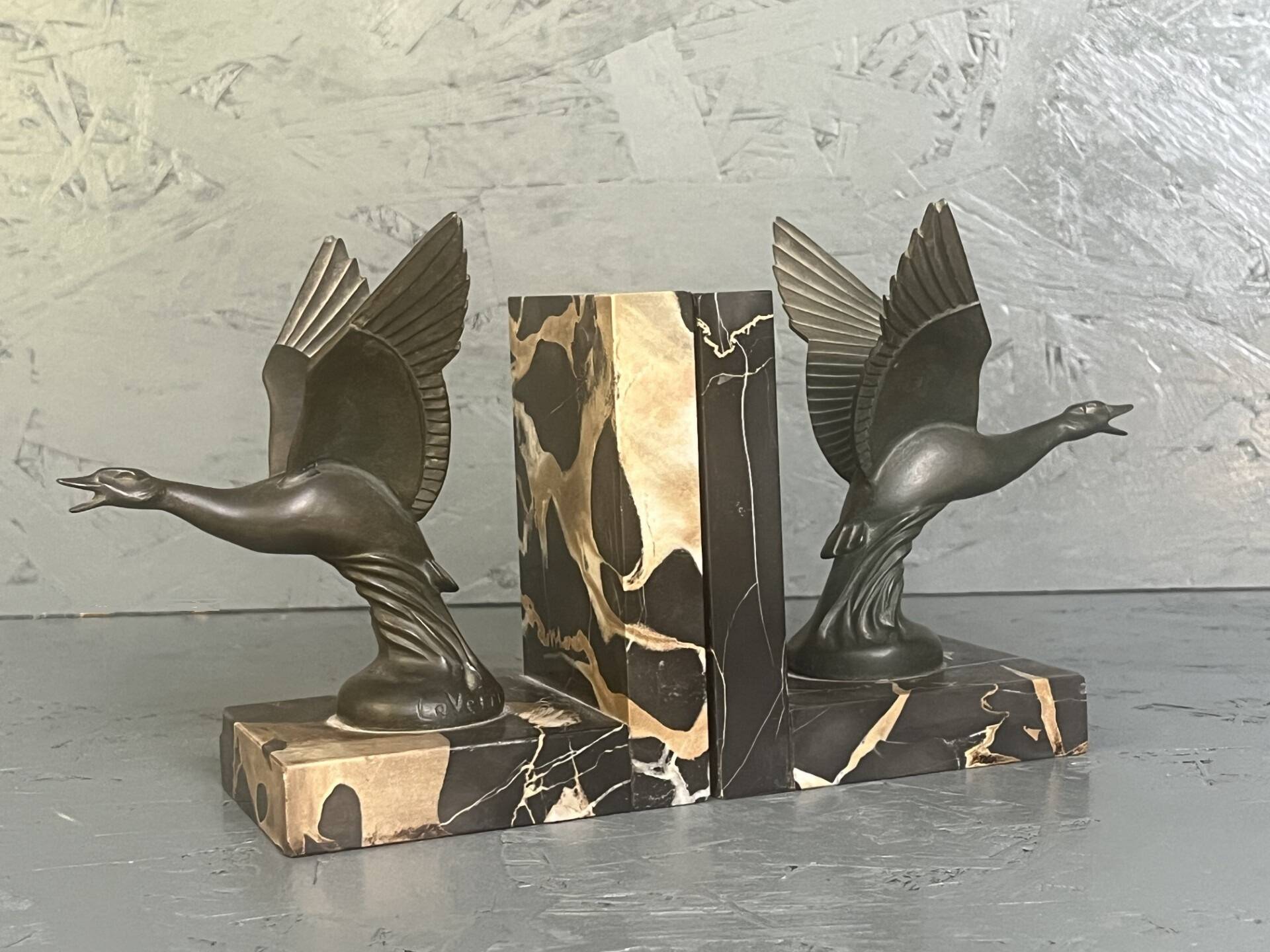 Pair of Art Deco bookends by Max le Verrier