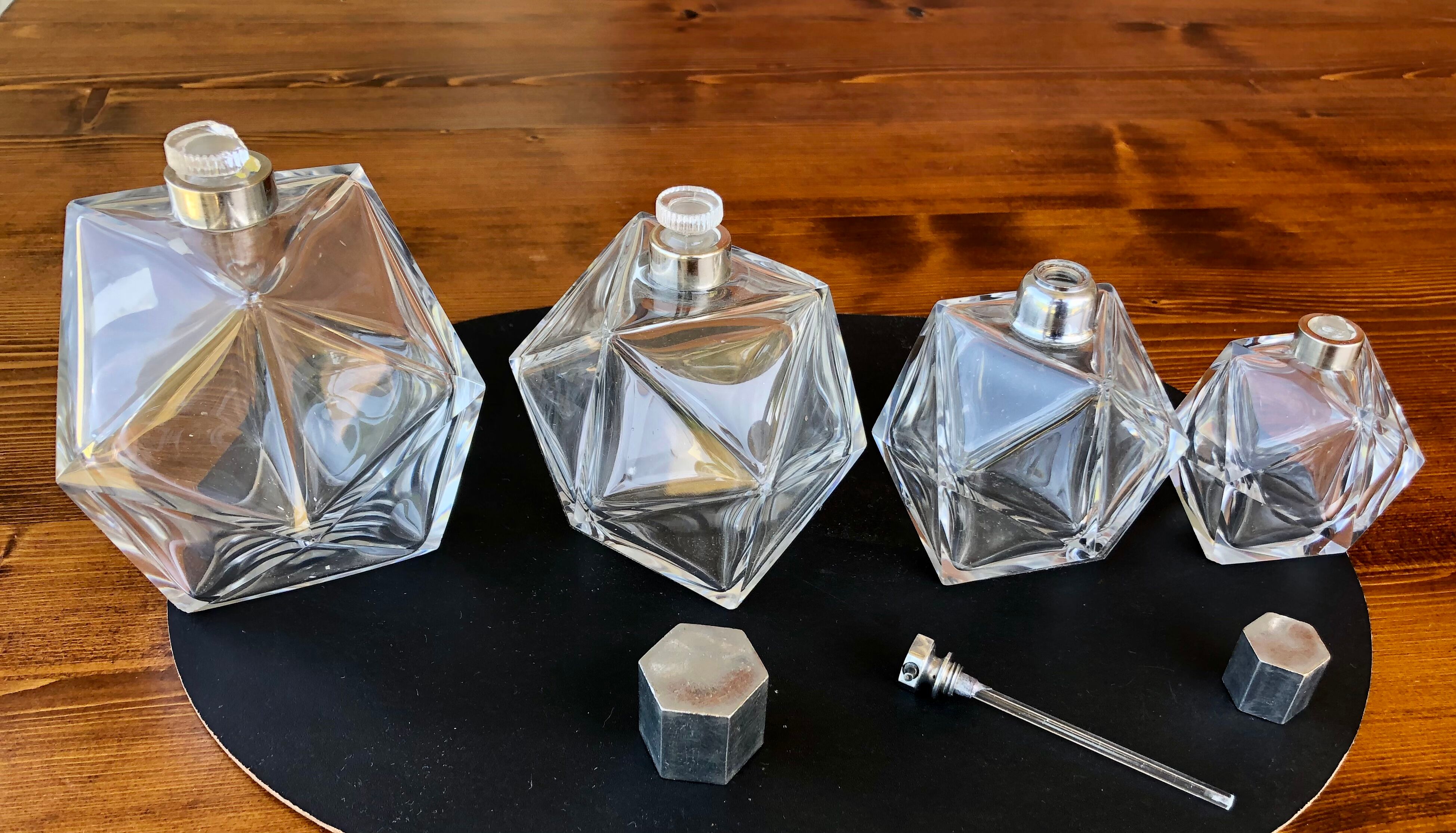Set of 4 vintage perfume bottles