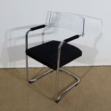 Office chair in chromed metal – xxth