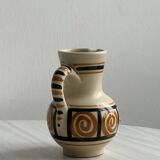 Pichet, pot à lait en céramique peint à la main, Espagne