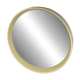 Miroir rond vintage en plastique , 1980, couleur crème