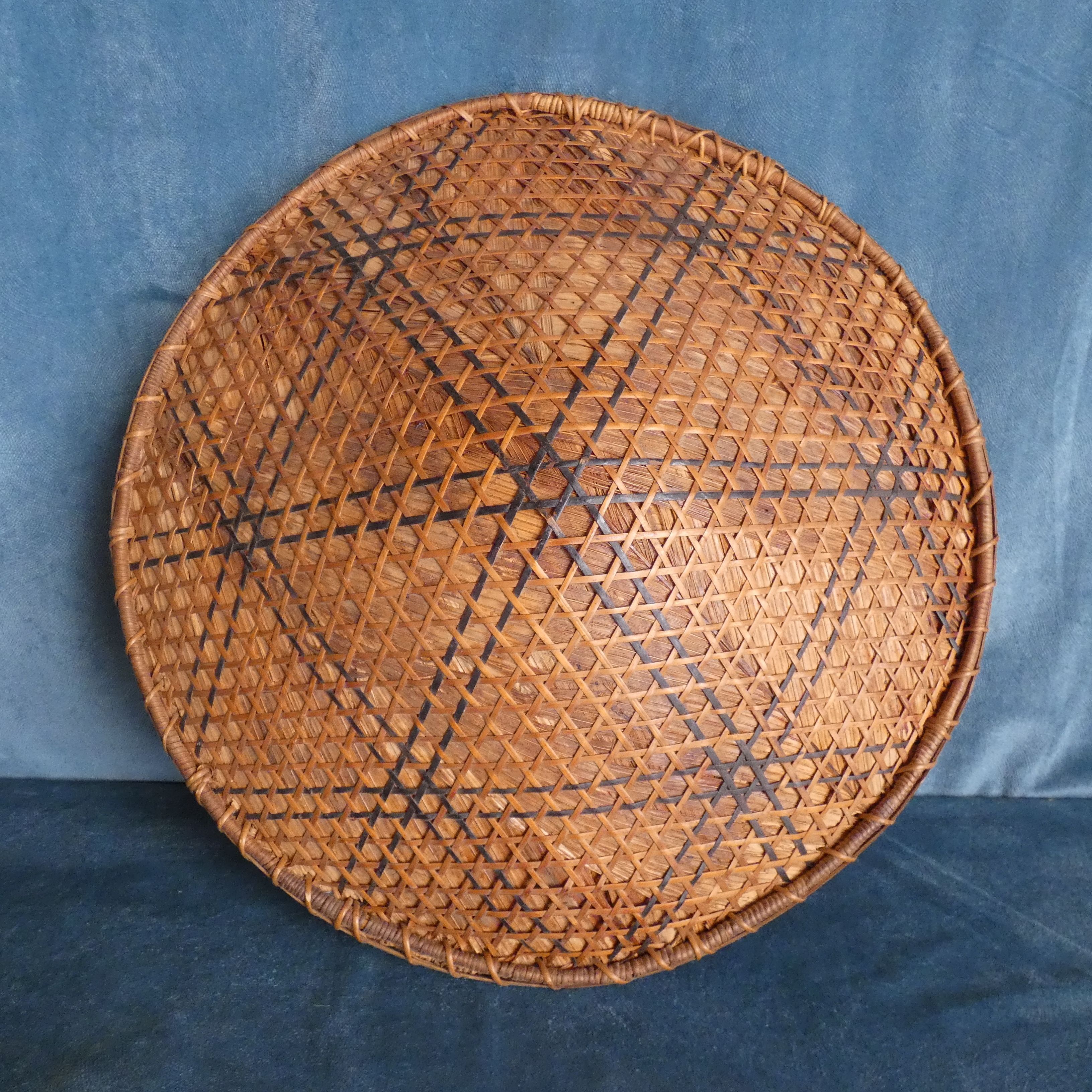 Hat straw vietnam indochina circa 1930 diameter 49 cms