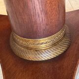 Empire style gueridon in mahogany, beautiful anthracite marble (traces of wear).