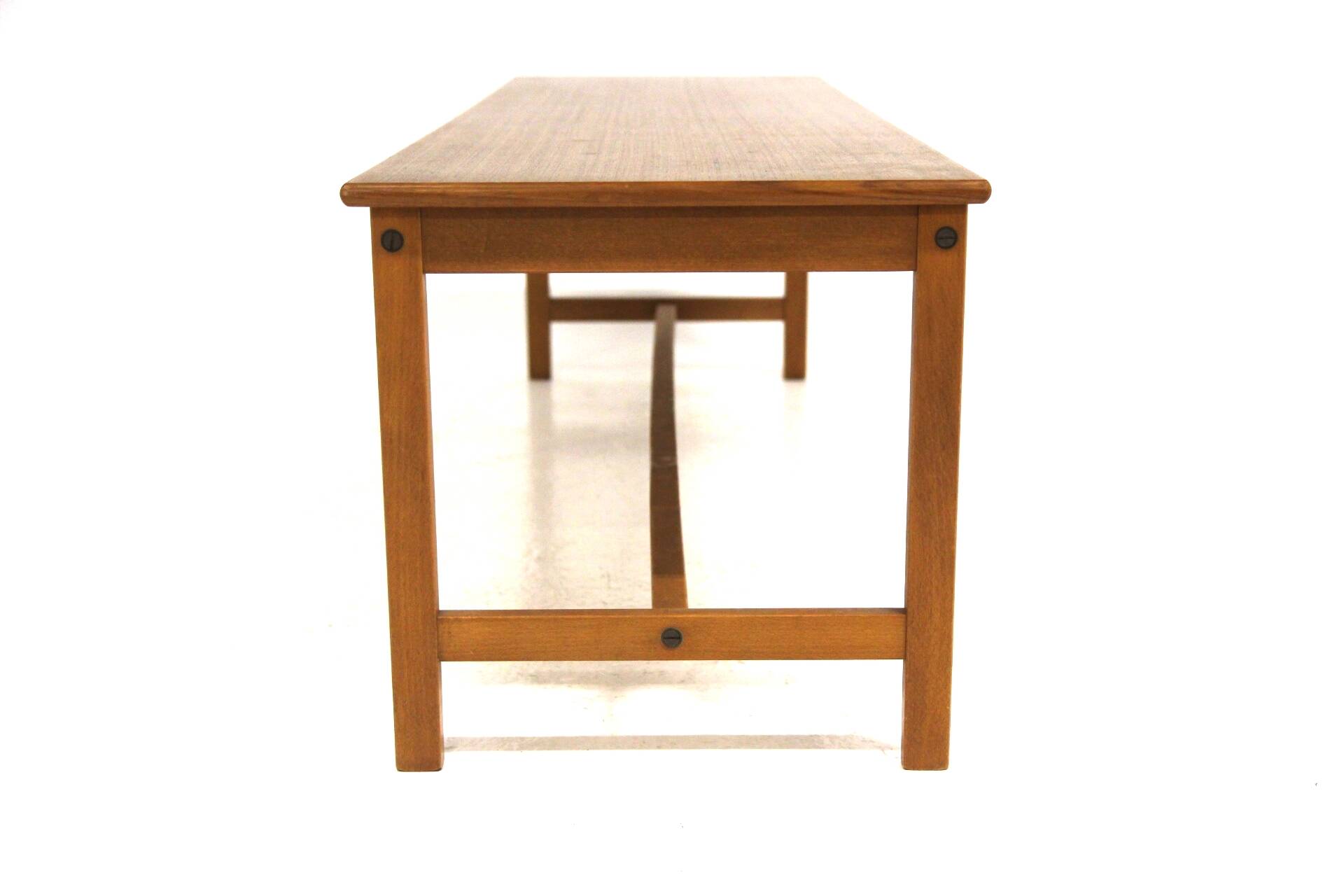 Minimalist teak bench, Sweden, 1960s