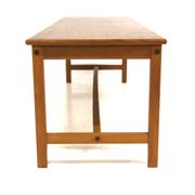 Banc minimaliste en teck, Suède, 1960