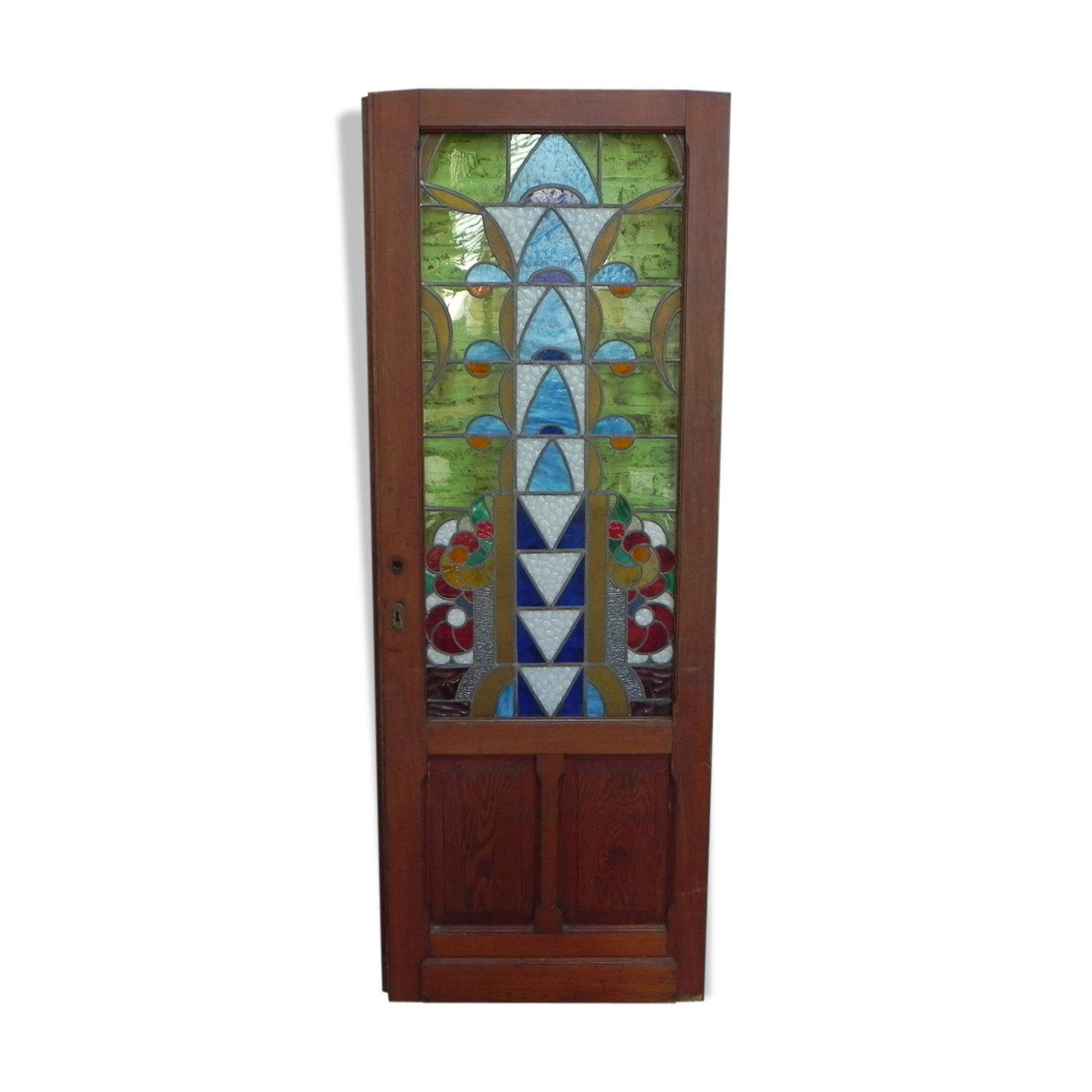 Art Deco stained glass door