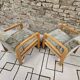Paire de fauteuil chauffeuse 1970 vintage