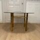 Dining table, fake golden bamboo, 1970s
