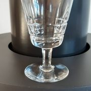 Set of 8 wine glasses Cristallerie de Lorraine 50s