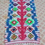 Colourful Boucherouite Berber Rug 62x120 cm